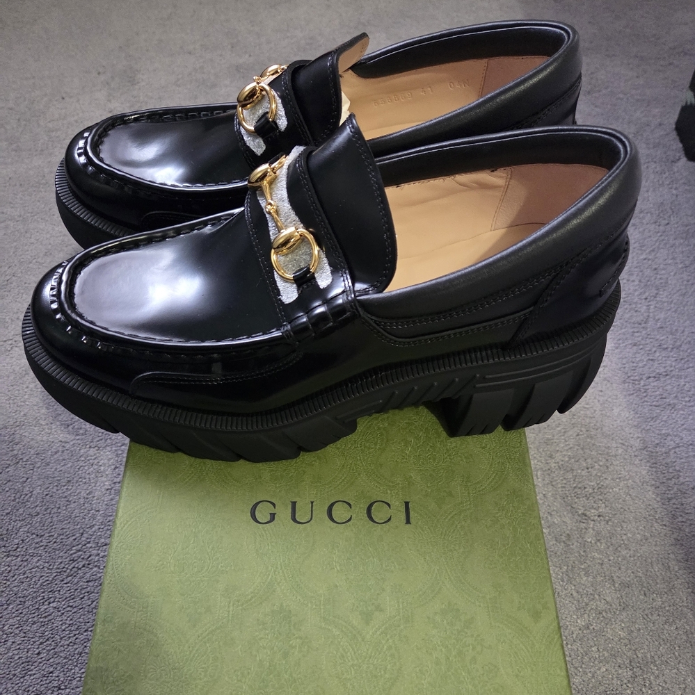 Gucci NappaMagnum Lugged Loafer